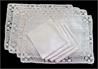 Vintage Lace Placemats & Napkins