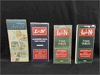 L & N System Map 1970 & Time Tables