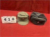 (2) East German Hats