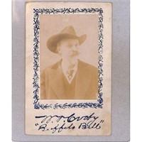 Circa 1890 Buffalo Bill Cody Cabinet Card