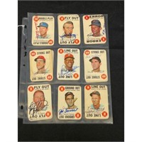 (16) 1/2 Set 1968 Topps Game Baseball Cards