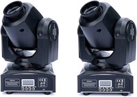 AS IS-Moving Head Stage Lights 2PCS