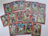 2021 Prizm Red Cracked Ice Lot of 16