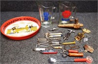 Beer Pitchers, Bottle Openers, Tray & More