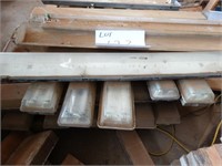 Pallet of Fluro Lights with Clear Covering