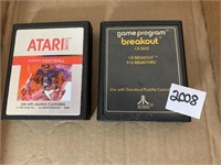 ATARI BREADOUT CX2622 & ATARI 2600 FOOTBALL