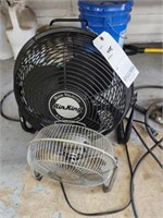 GROUP OF (2) VARIOUS FANS