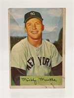 1954 BOWMAN MICKEY MANTLE NO. 65