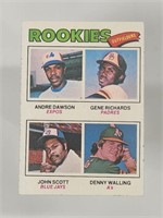 1977 TOPPS ANDRE DAWSON ROOKIE CARD NO. 476