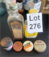 Vintage Medicine Bottles and Salve Tins