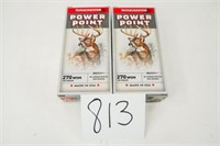 40RNDS/2BOXES OF WINCHESTER POWER POINT 270WSM 150