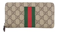 Gucci Monogram Sherry Line Long Wallet