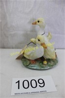 Homco Yellow Ducklings Figurine