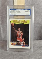 1991 NBA HOOPS MICHAEL JORDAN MILESTONE POINTS
