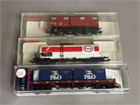 Trio of HO Scale Freight Carrier Cars