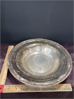 Sterling silver bowl dish 18.6 oz 12 inch across
