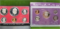 1978 & 1990 US PROOF COIN SETS