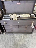 VINTAGE KENNEDY TOOL BOX WITH TOOLS