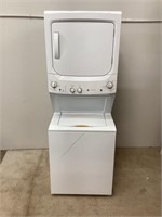 General Electric Stacked Gas Washer & Dryer