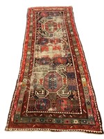 Antique hand knotted Persian runner