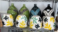 8-mixed ceramic vases new CHTOWN PU ONLY