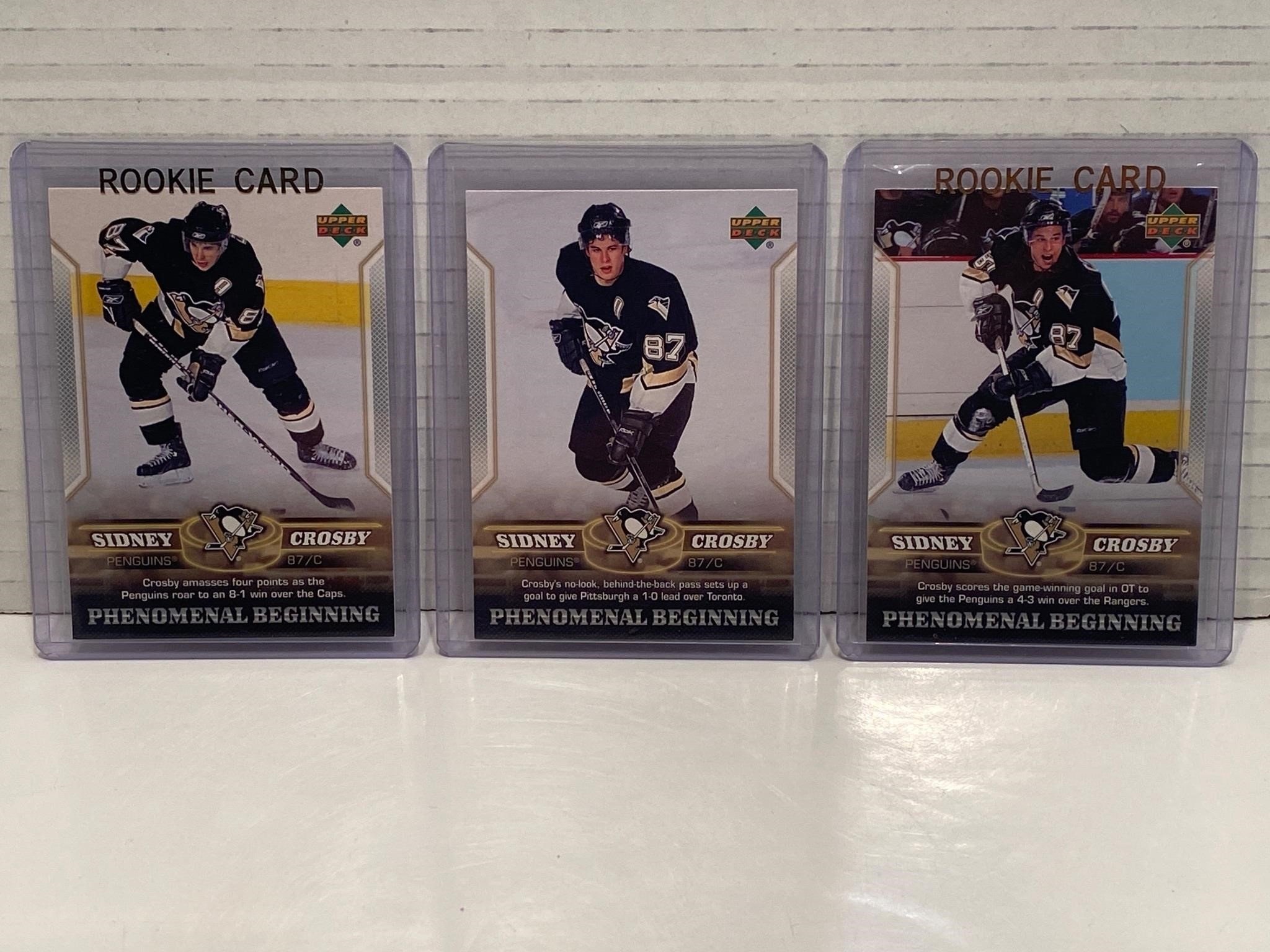 Sidney Crosby Phenomenal Beginning Lot