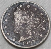 USA Nickel 1907