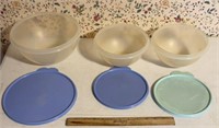 (3)TUPPERWARE CONTAINERS-ASSORTED