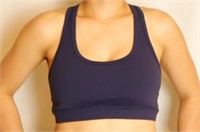 Navy Blue Strappy Sports Bra Size Medium