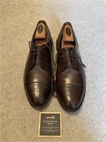 Dark Brown Leather Allen Edmonds Shoes Sz 9D