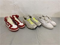 3 Used Pairs Of Nike Shoes Size 5.5 & 6 Youth