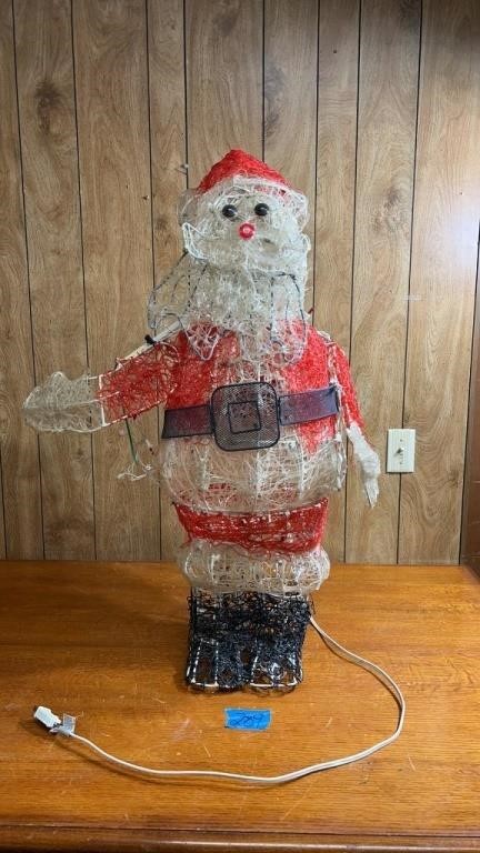 36” electric waving Santa : lights don’t work,