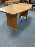 Council table by 5 feet long by 30 tall