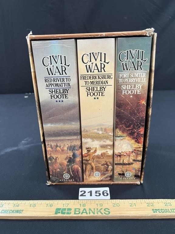 Shelby Foote Civil War Book Set