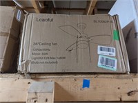Lcaoful 36" ceiling fan with light