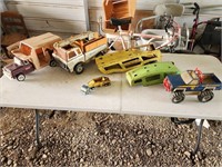 Tonka , buddy L, Structo trucks & trailers