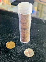 Roll Of Mixed 40s & 50s Pennies