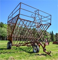 PRO QUALITY SQUARE BALE HAY BASKET WAGONS