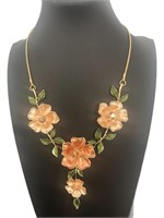 Elegant Peach Fashion Necklace