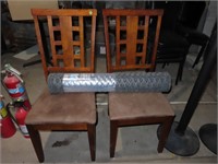 Lot of (2) Chairs and HD 3' x 5' Floor Mat
