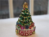 Radko Christmas Tree Glass Ornament