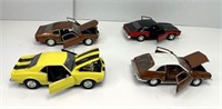 4 Diecast Automobiles