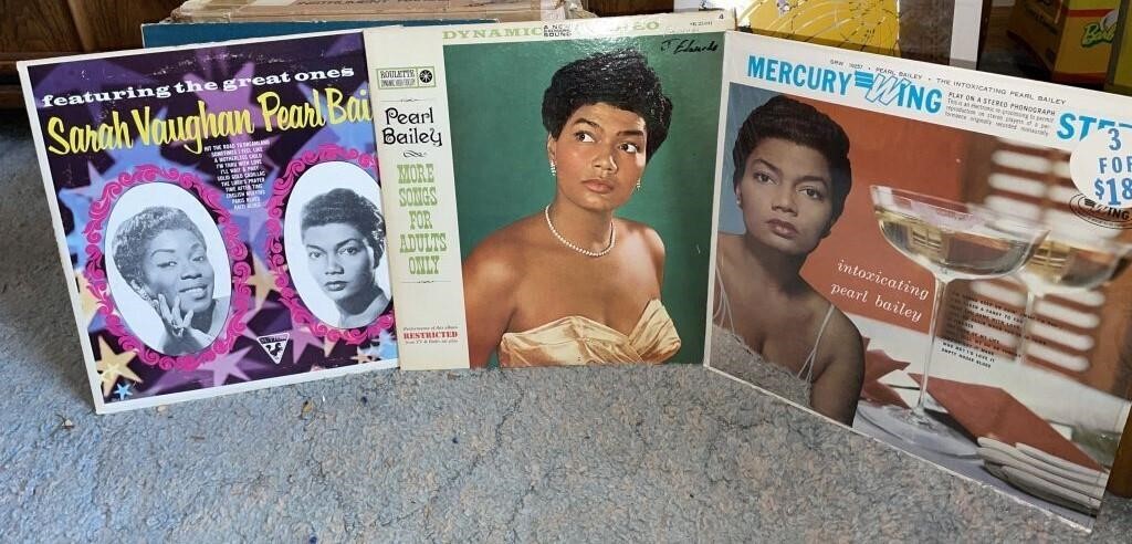 (3) 1960's Pearl Bailey Vinyl LP Records