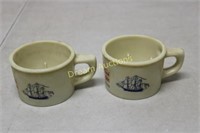 2 Vintage Old Spice Shaving Mugs