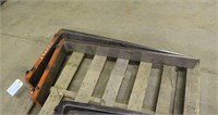(2)Pallet Forks, Approx 42", Fits16" Backing Plate