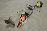 STIHL 031AV CHAIN SAW WITH MCCULLOUGH WEED WHIP,