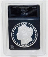 1880-P Proof Morgan Dollar Replica - VAM-1A,