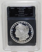 1878-P Proof Morgan Dollar Replica - VAM-9, 8-TF