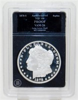 1878-S Proof Morgan Dollar Replica - VAM-26, Long