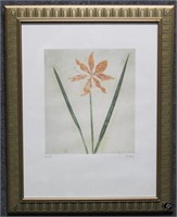 "Iris II" Lithograph  by D. Wood